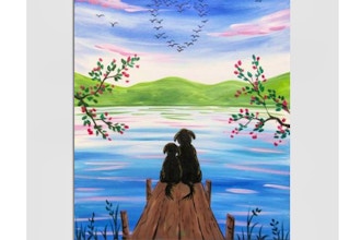 Paint Nite: Doggy Love On The Dock